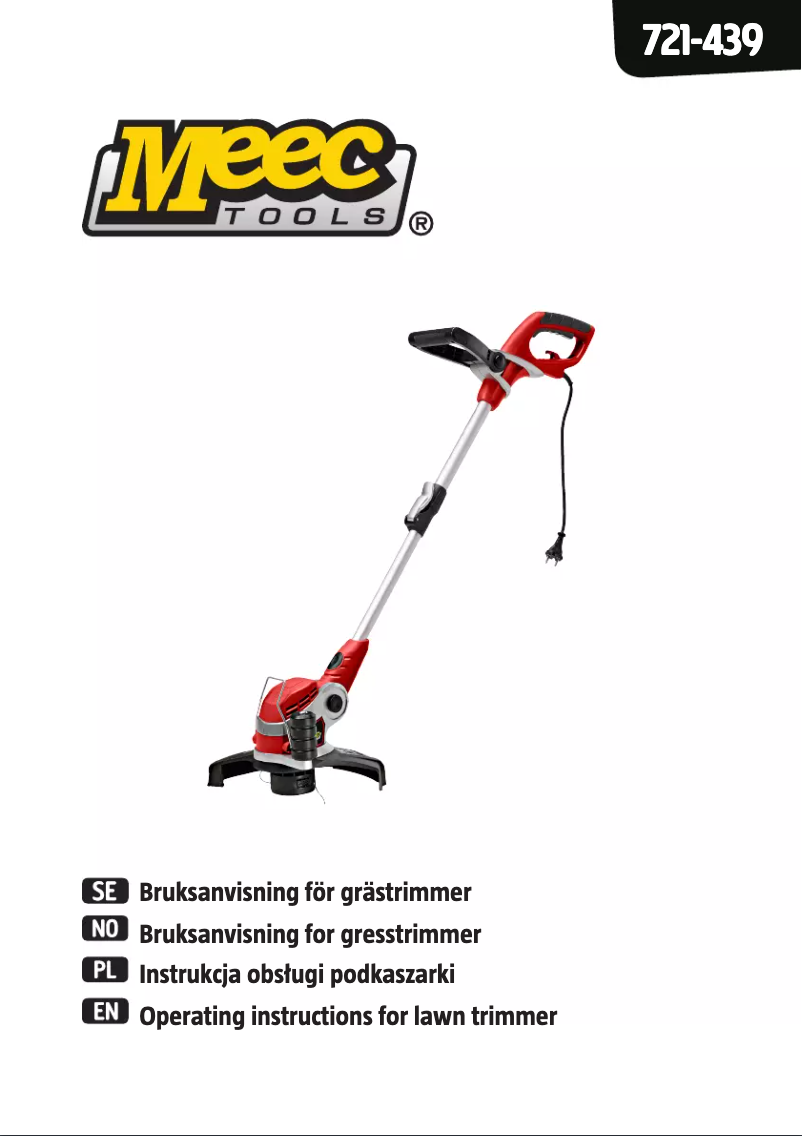 Page 1 de la notice Manuel utilisateur Meec Tools 721-439