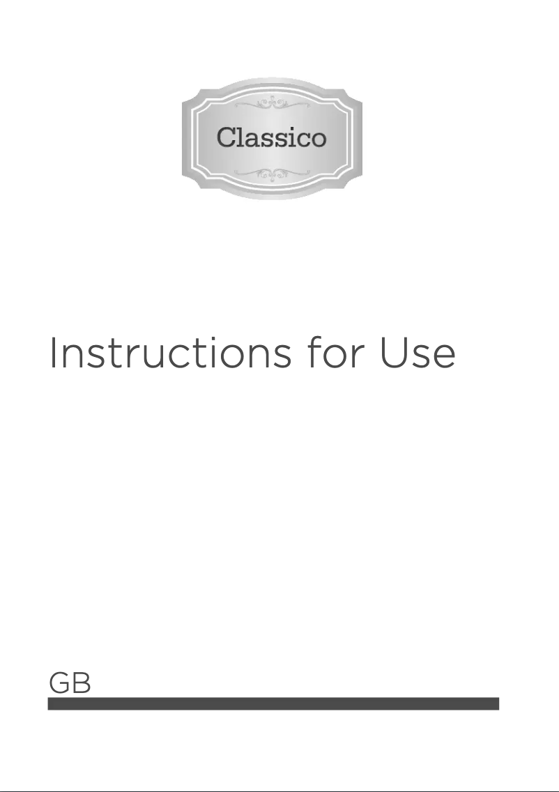 Page n°1 - Manuel utilisateur Gorenje NRK621CLI