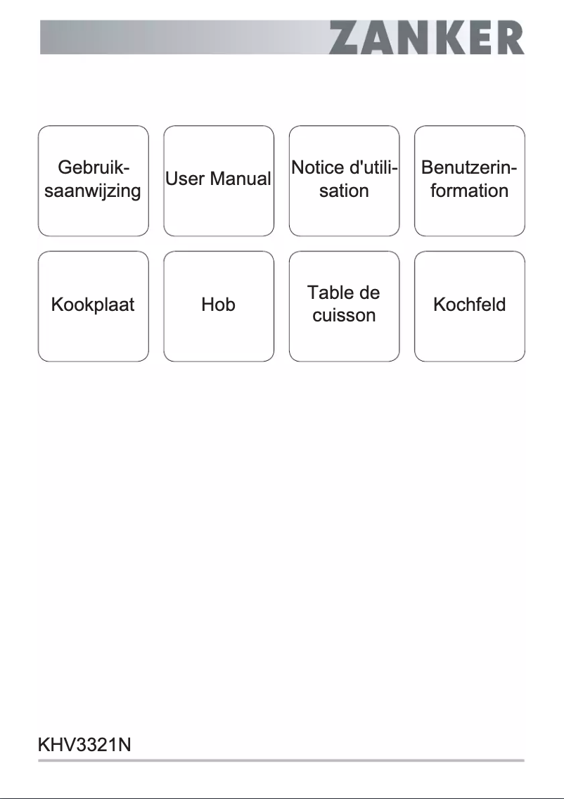 Image de la première page du manuel de l'appareil KHV3321N
