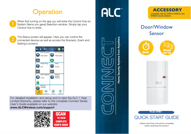 Image de la première page du manuel de l'appareil AHSS11