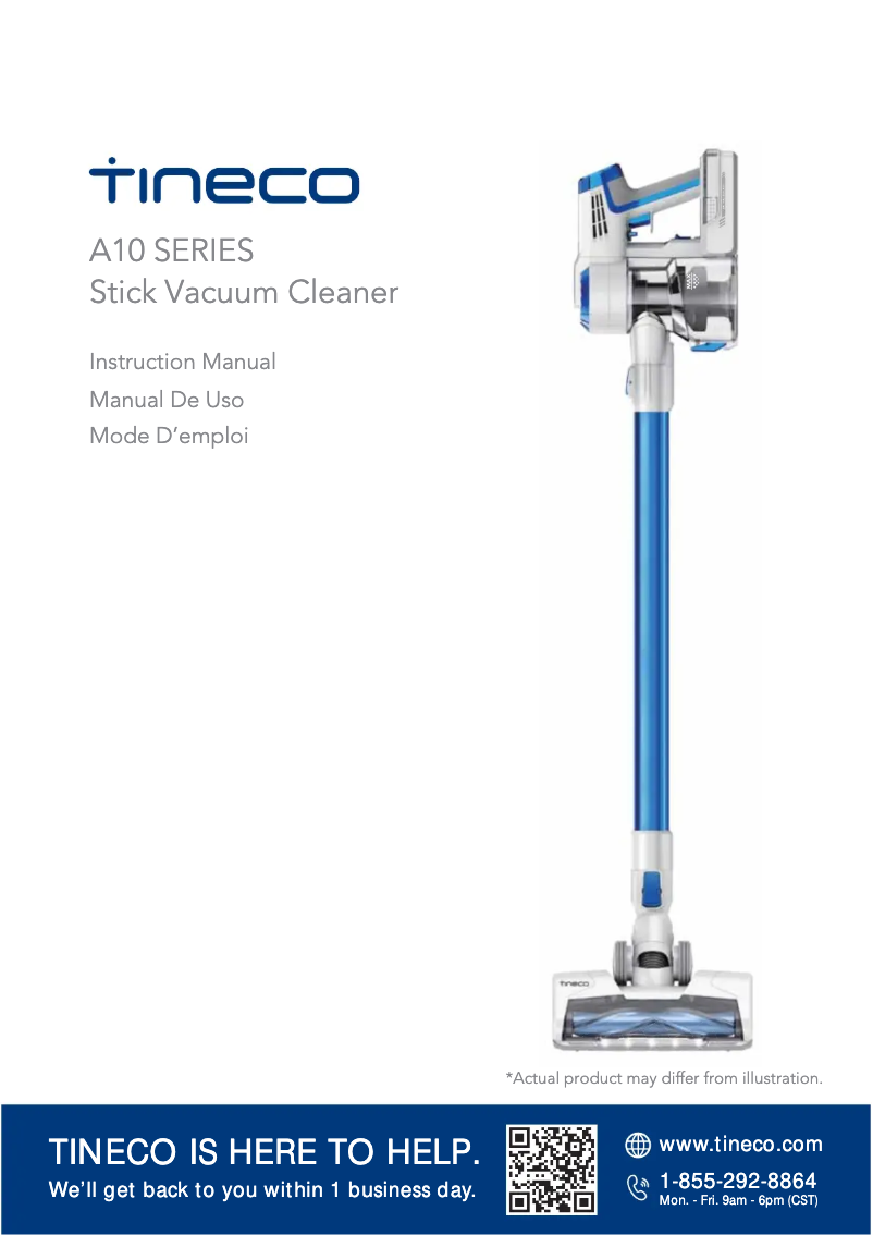 Page n°1 - Manuel utilisateur Tineco A10