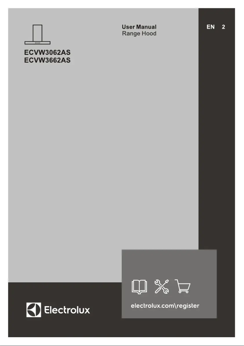 Image de la première page du manuel de l'appareil ECVW3662AS