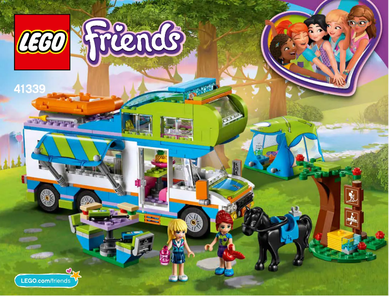 Page 1 de la notice Manuel utilisateur Lego Friends 41339