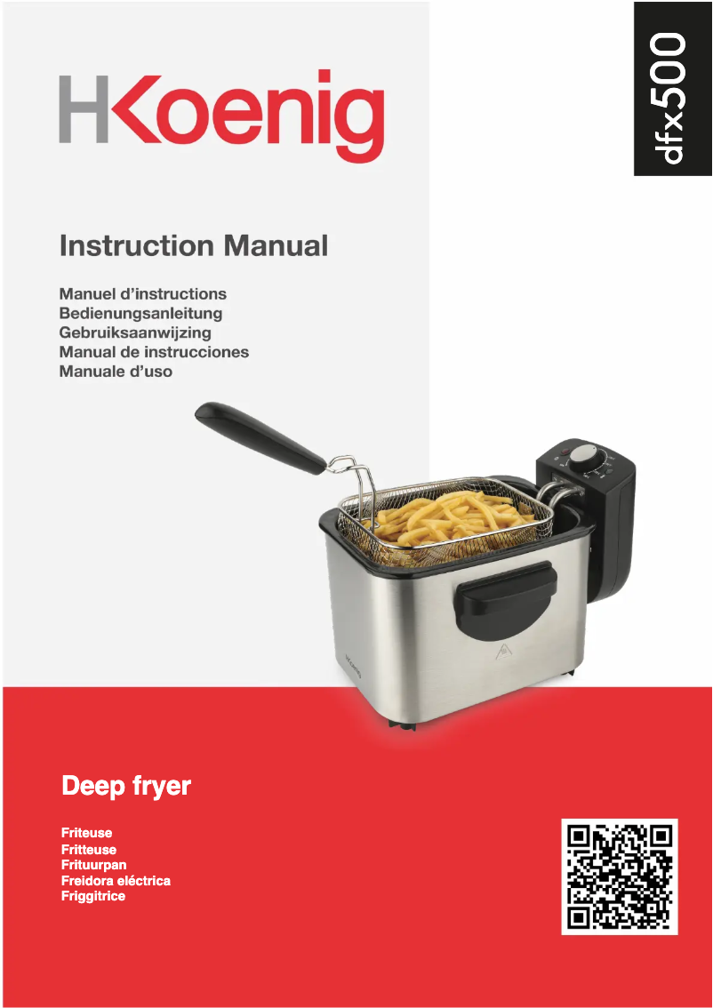 Image de la première page du manuel de l'appareil DFX500