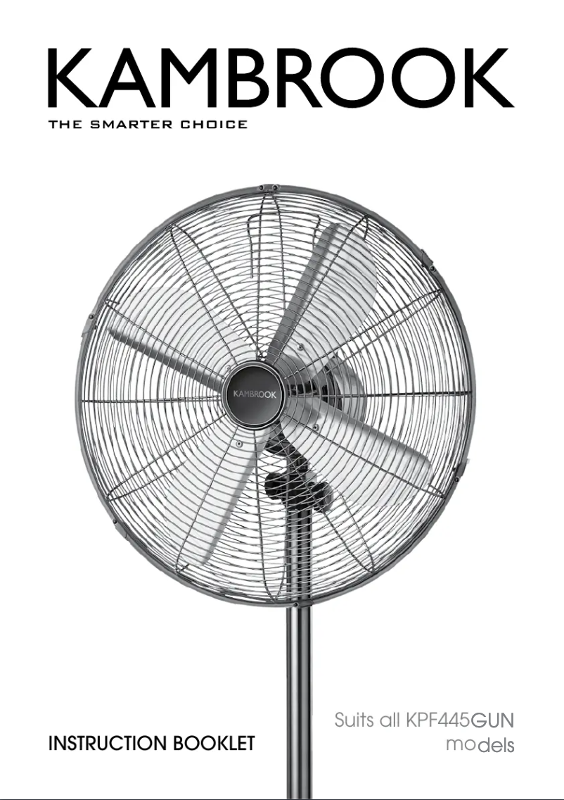 Page 1 de la notice Manuel utilisateur Kambrook KPF445