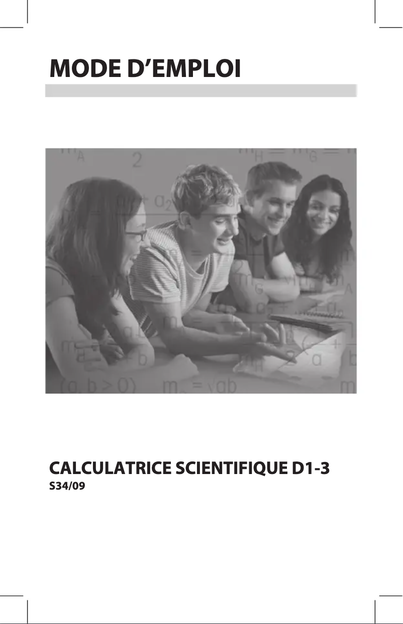 Page 1 de la notice Manuel utilisateur GlobalTronics D3-1
