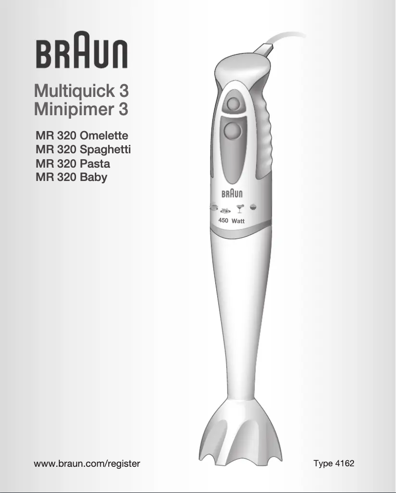 Image de la première page du manuel de l'appareil Multiquick 3 MR330 Sauce