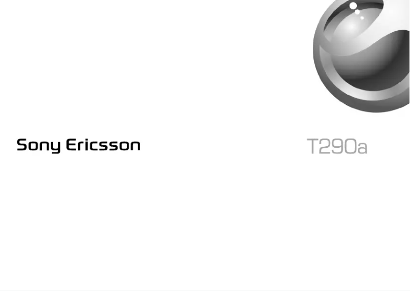 Image de la première page du manuel de l'appareil T290