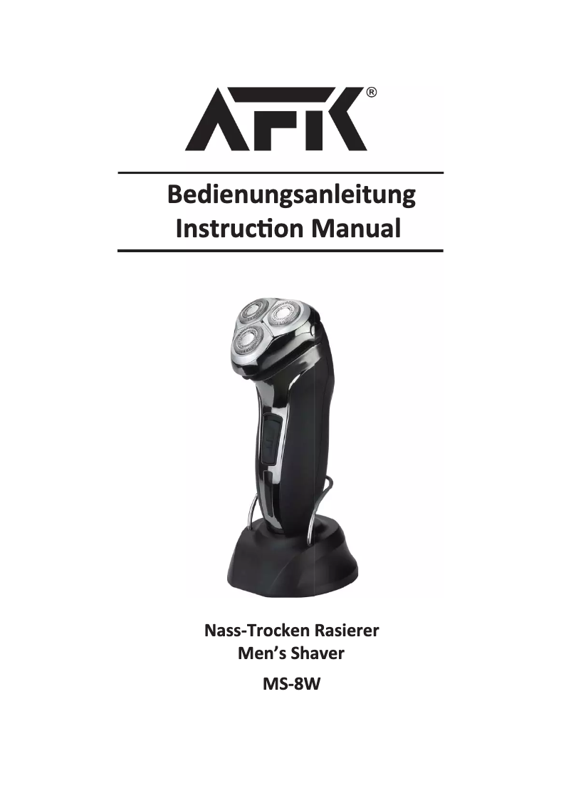 Página 1 del manual Manual de usuario AFK MS-8W