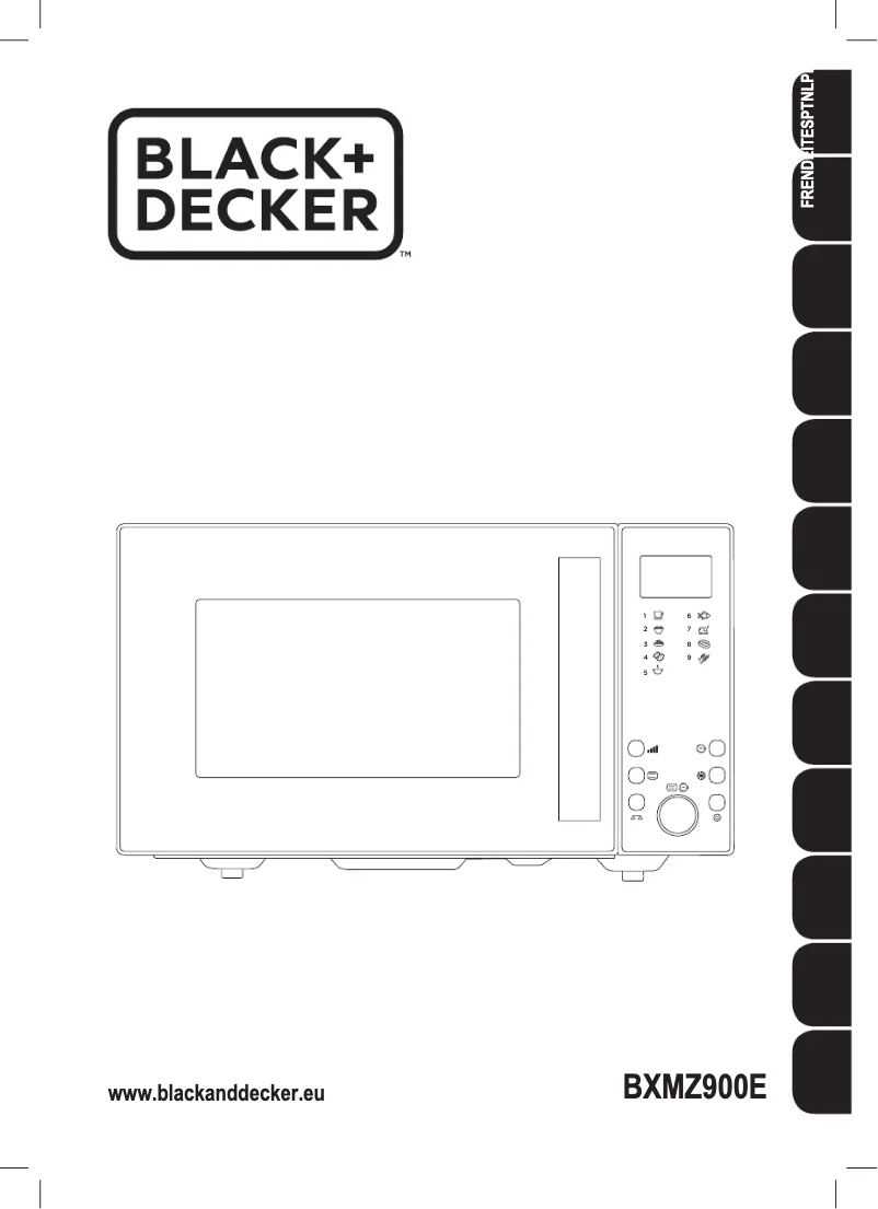 Page 1 de la notice Manuel utilisateur Black & Decker BXMZ900E