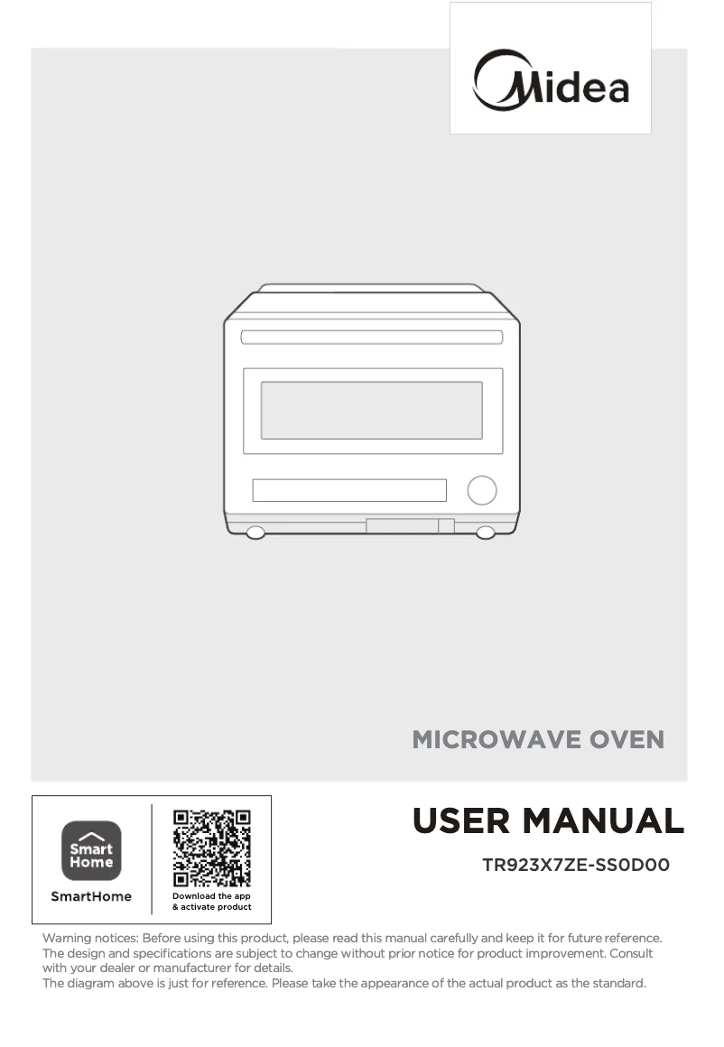 Page 1 de la notice Manuel utilisateur Midea MMC09S15ABB