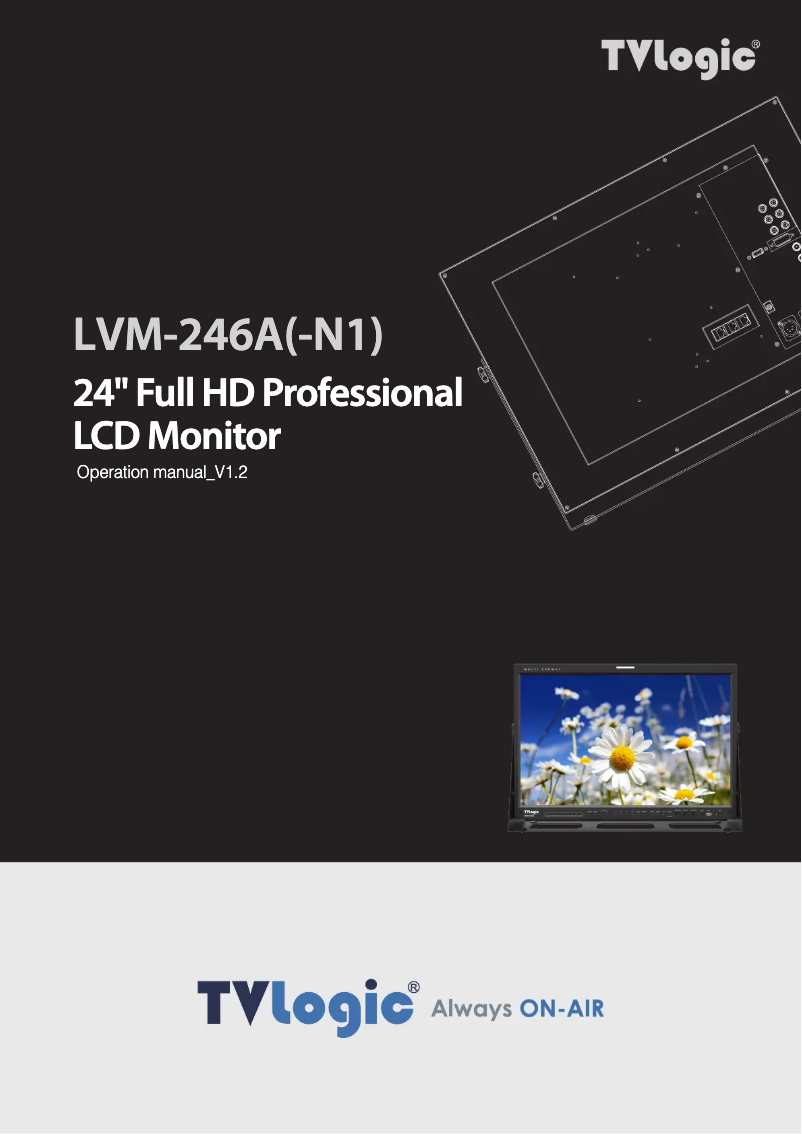 Image de la première page du manuel de l'appareil LVM-246A