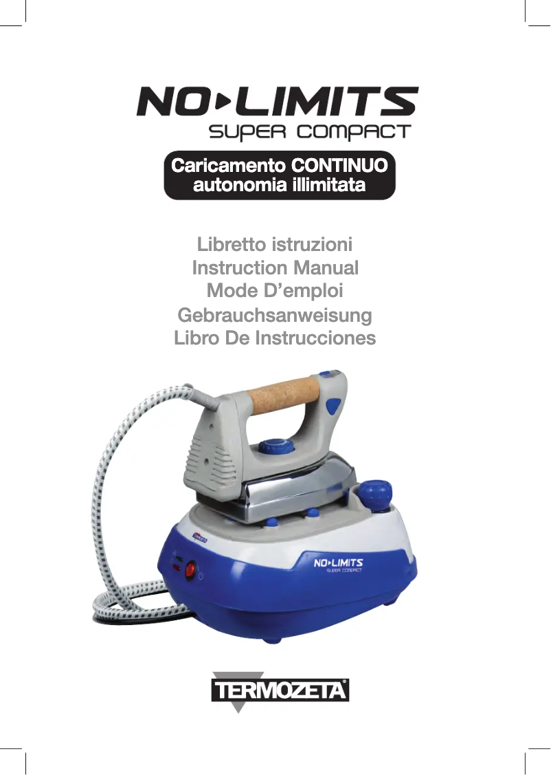 Page 1 de la notice Manuel utilisateur Termozeta No Limits Super Compact
