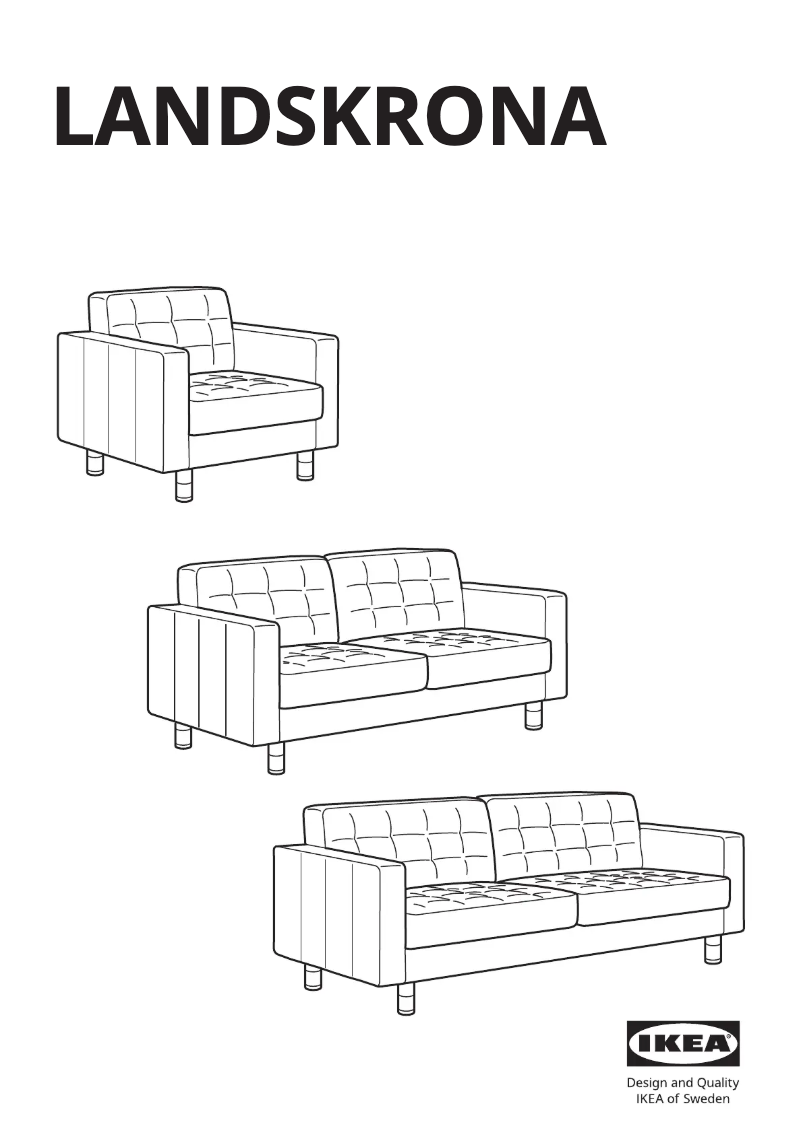 Image de la première page du manuel de l'appareil LANDSKRONA 705.223.36