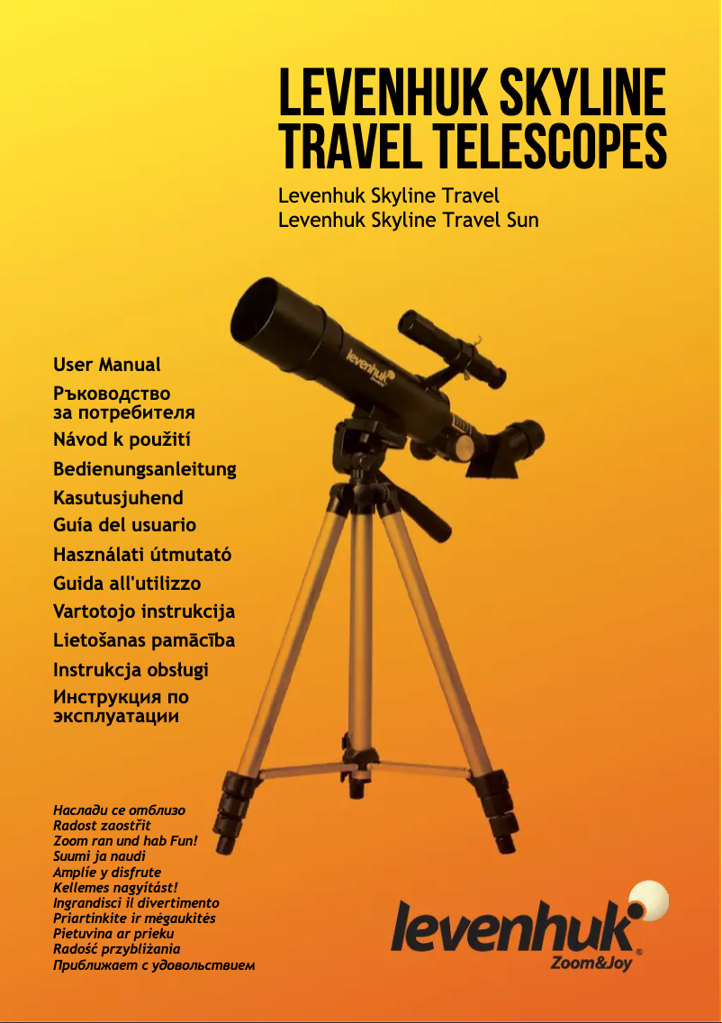 Page n°1 - Manuel utilisateur Levenhuk Skyline Travel Sun 50