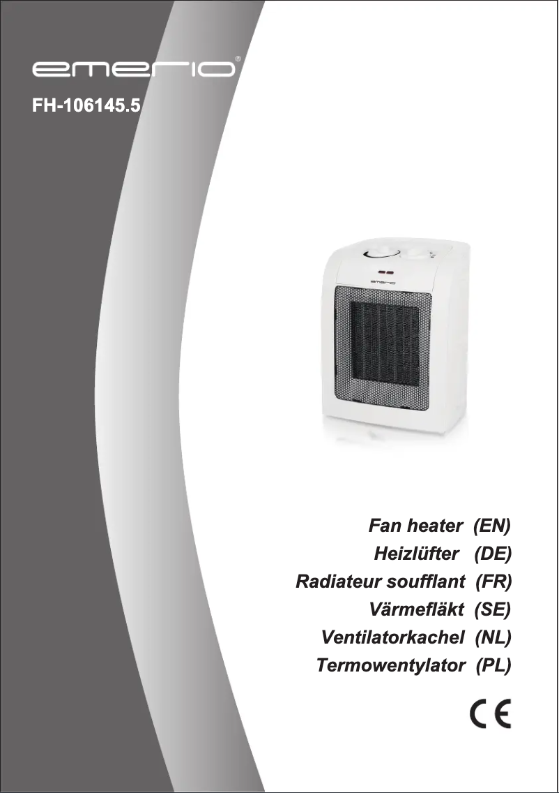 Image de la première page du manuel de l'appareil FAN-106145