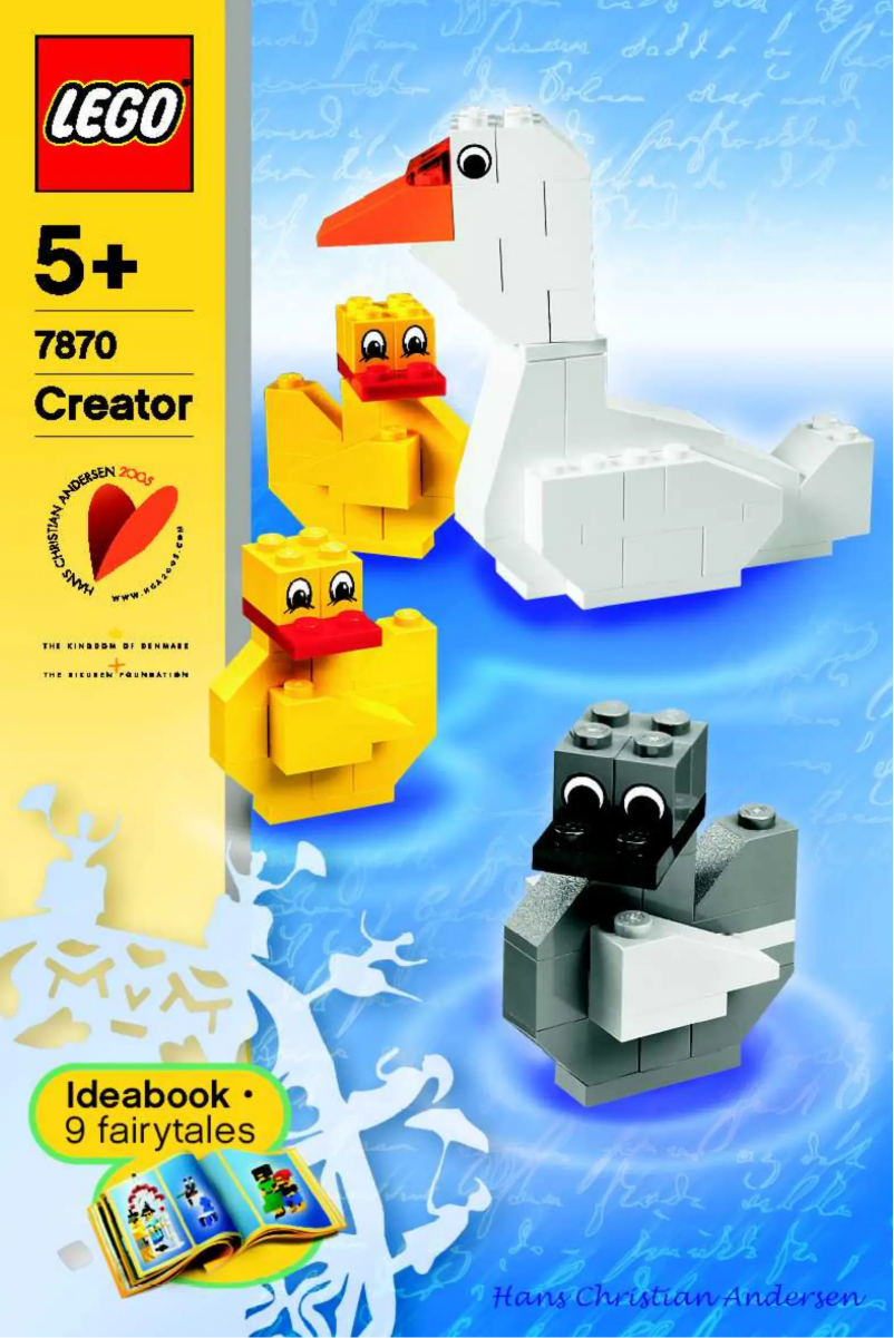 Page n°1 - Manuel utilisateur Lego Hans Christian Andersen Bucket