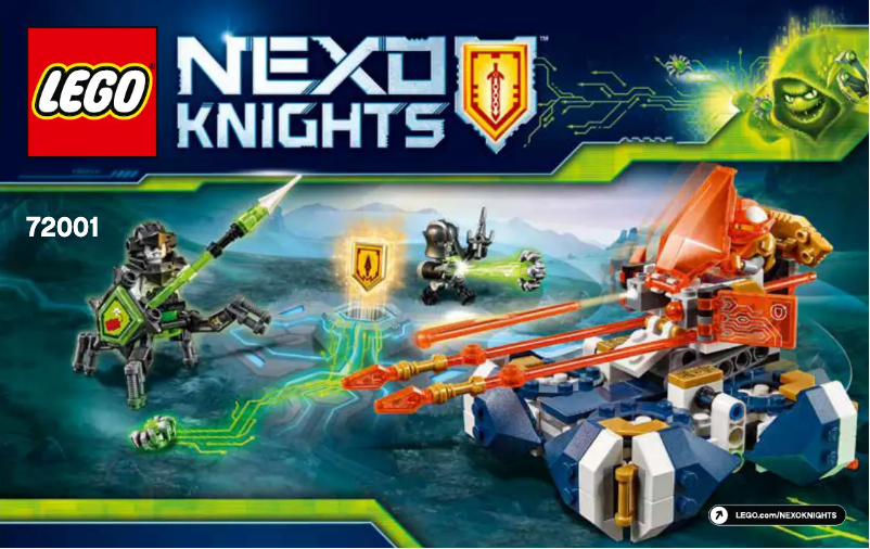 First page image of the manual for Nexo Knights 72001