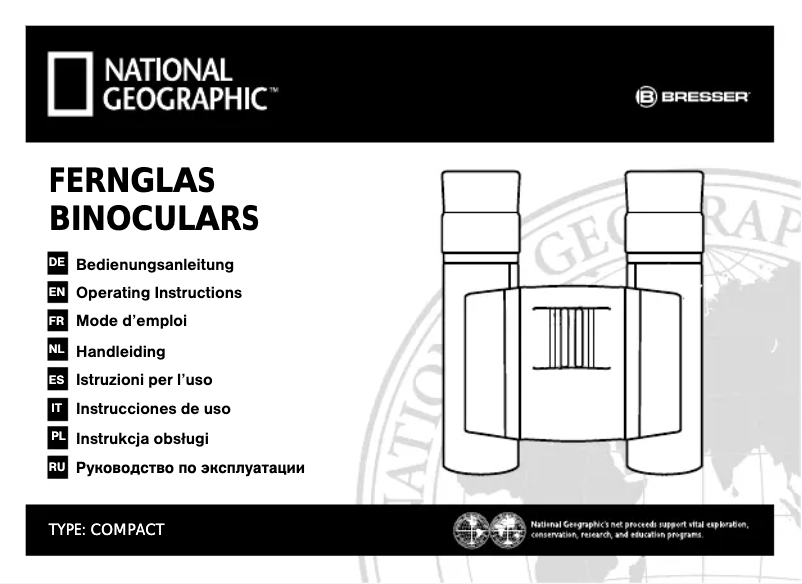 Page n°1 - Manuel utilisateur National Geographic Compact 10x25