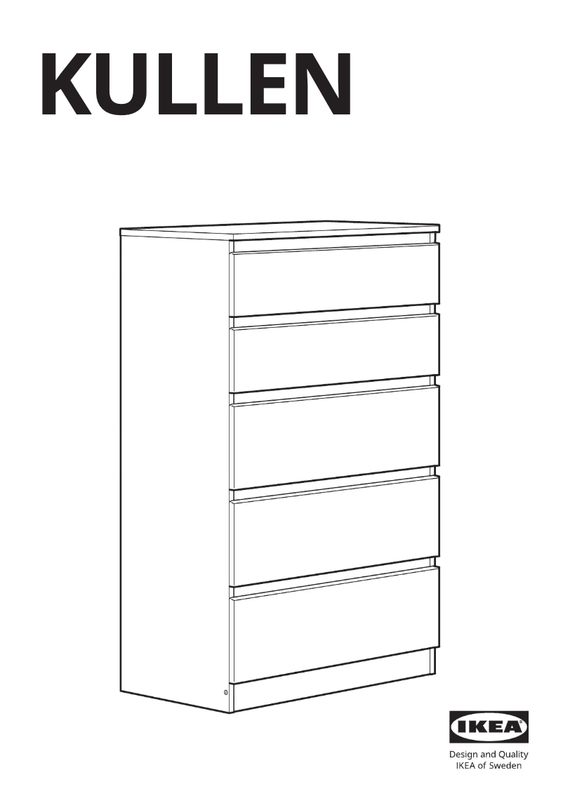 Página 1 del manual Manual de usuario Ikea KULLEN 203.936.62