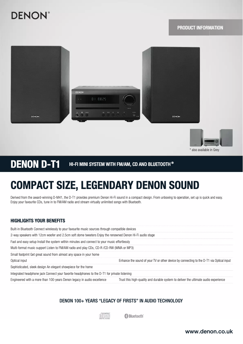 Image de la première page du manuel de l'appareil D-T1