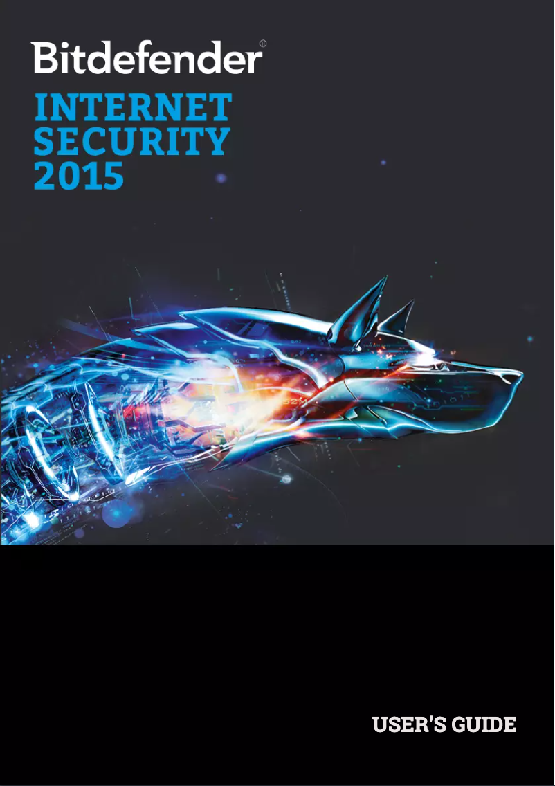 Image de la première page du manuel de l'appareil Internet Security 2015