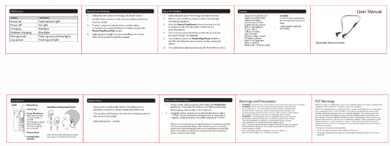 Page 1 de la notice Manuel utilisateur QFX H-150BT