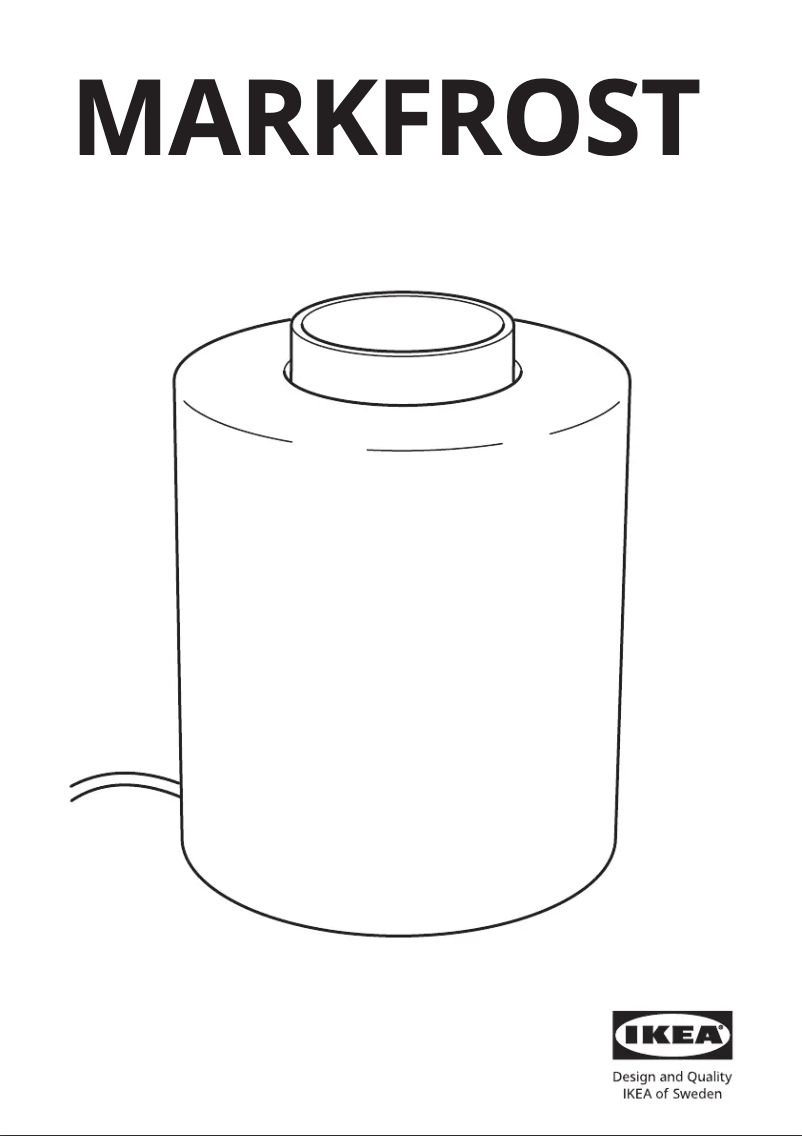 Image de la première page du manuel de l'appareil MARKFROST 705.350.08