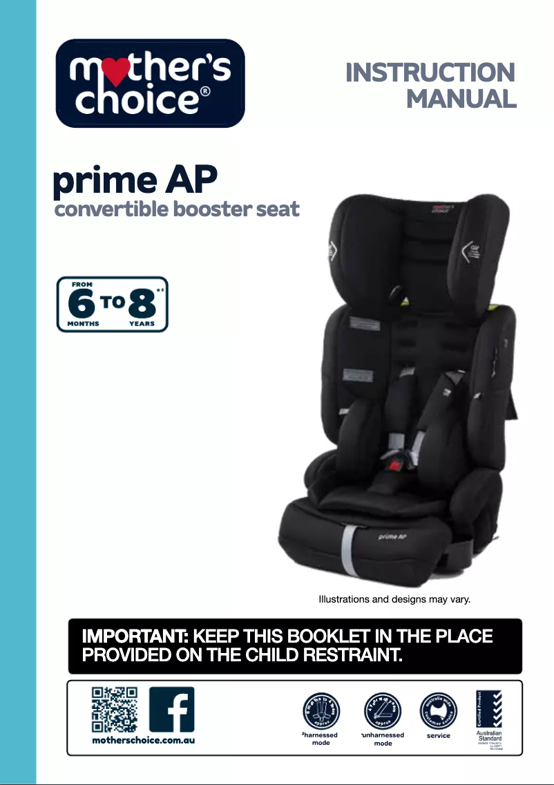 Página 1 del manual Manual de usuario Mother's Choice Prime AP