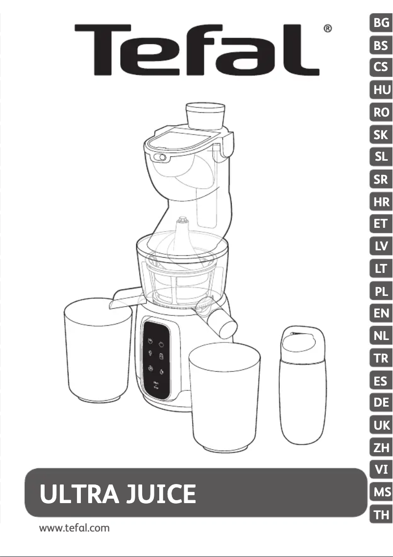 Página 1 del manual Manual de usuario Tefal Ultra Juice ZC605D