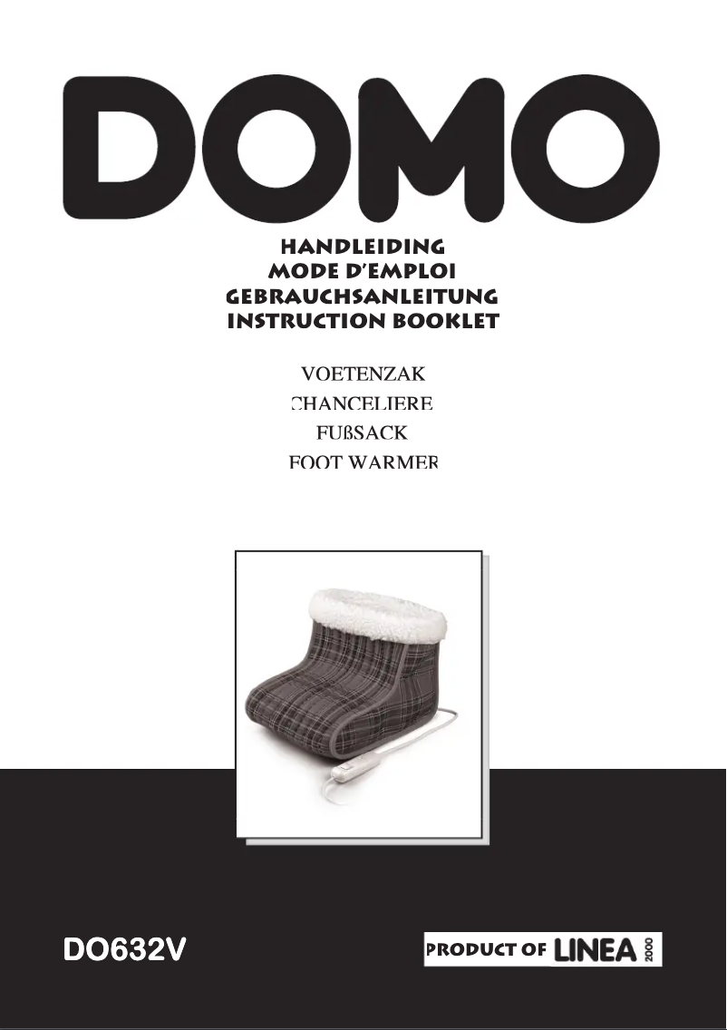 Page 1 de la notice Manuel utilisateur Domo DO 632 V