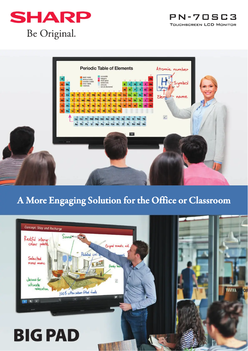 Image de la première page du manuel de l'appareil PN-70SC3