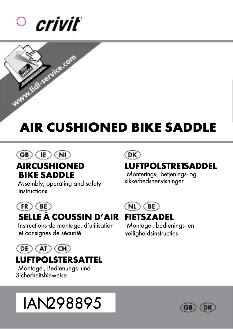 Página 1 del manual Manual de usuario Crivit IAN 298895