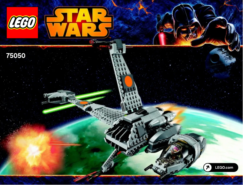 Page 1 de la notice Manuel utilisateur Lego Star Wars 75050