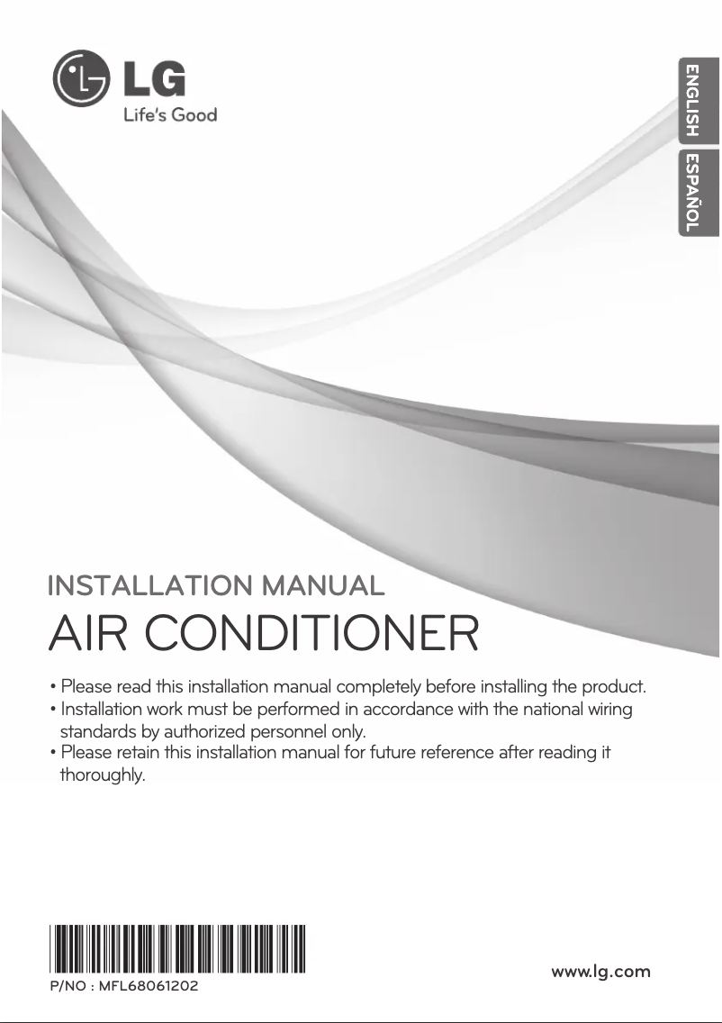 Page n°1 - Manuel utilisateur LG ANUQ54GS0