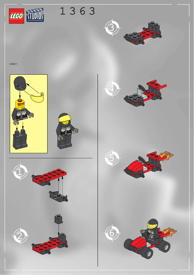 Page n°1 - Manuel utilisateur Lego STUNT GO-CART