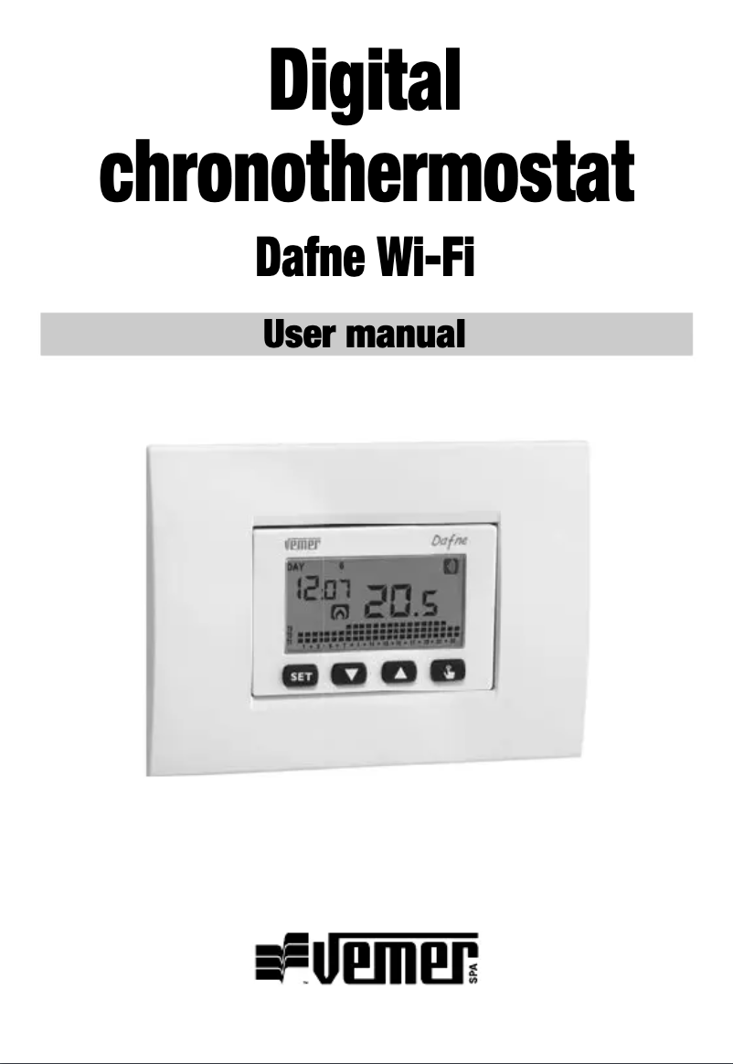 Page n°1 - Manuel utilisateur Vemer Dafne Wi-Fi