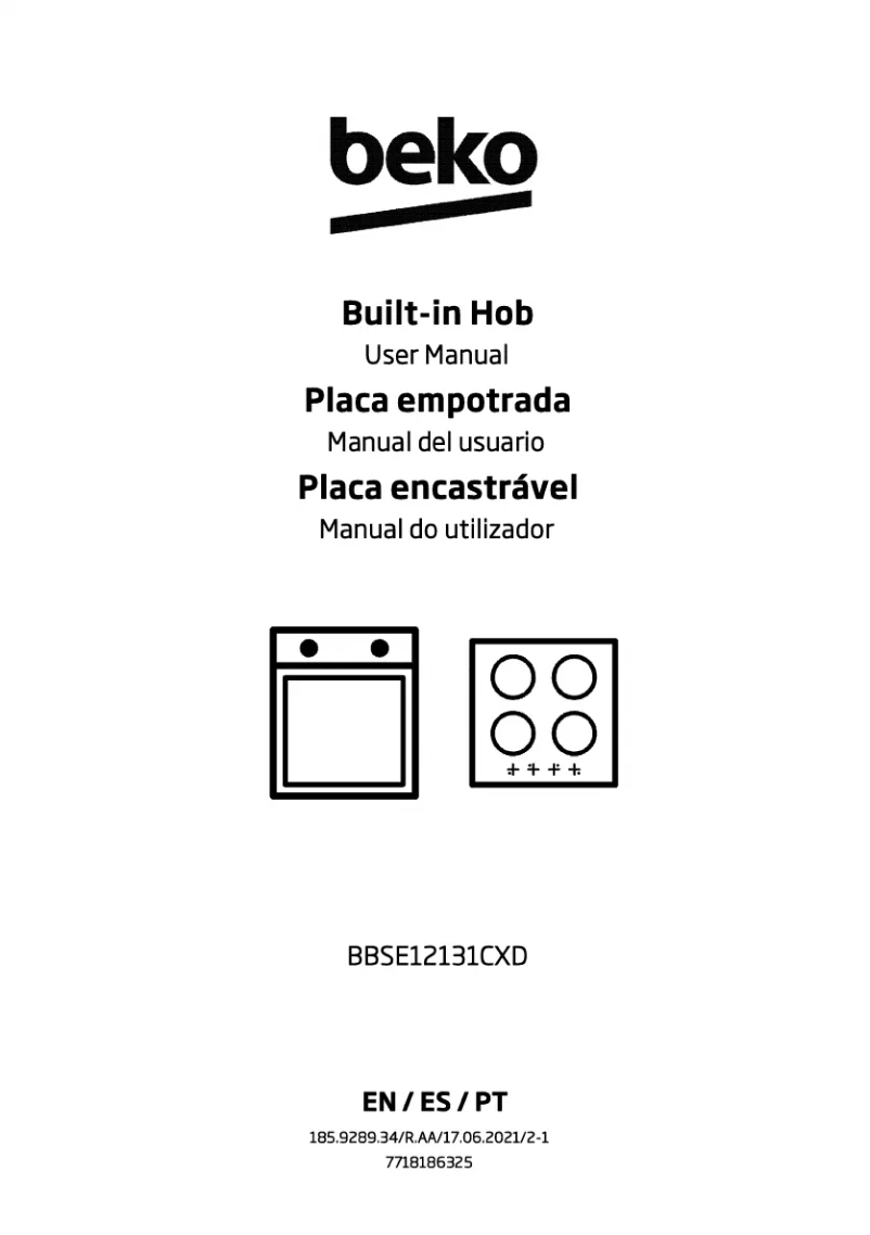 Page 1 de la notice Manuel utilisateur Beko BBSE12131CXD