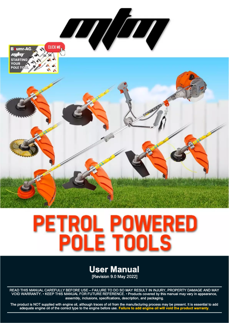 Page 1 de la notice Manuel utilisateur MTM MTX800