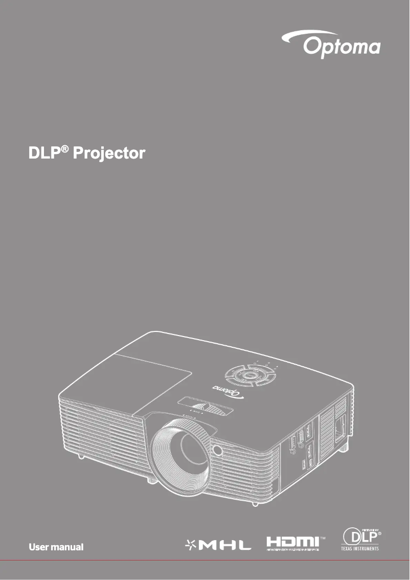 Page n°1 - Manuel utilisateur Optoma HD26LV