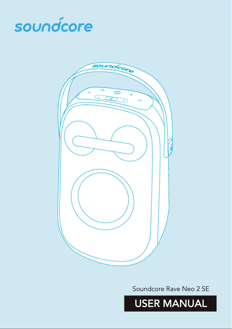 Image de la première page du manuel de l'appareil Rave Neo 2 SE