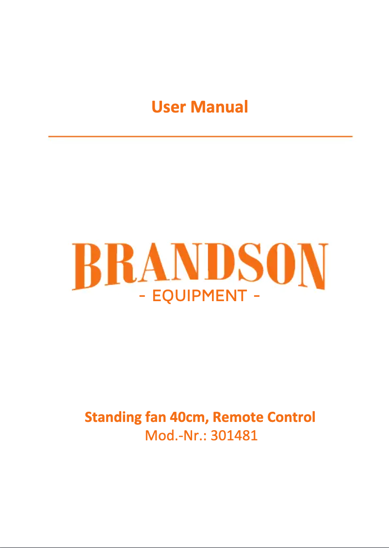 Image de la première page du manuel de l'appareil 301481