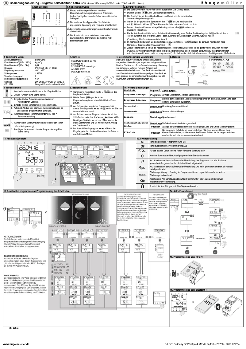 Page 1 de la notice Manuel utilisateur Paladin 23321