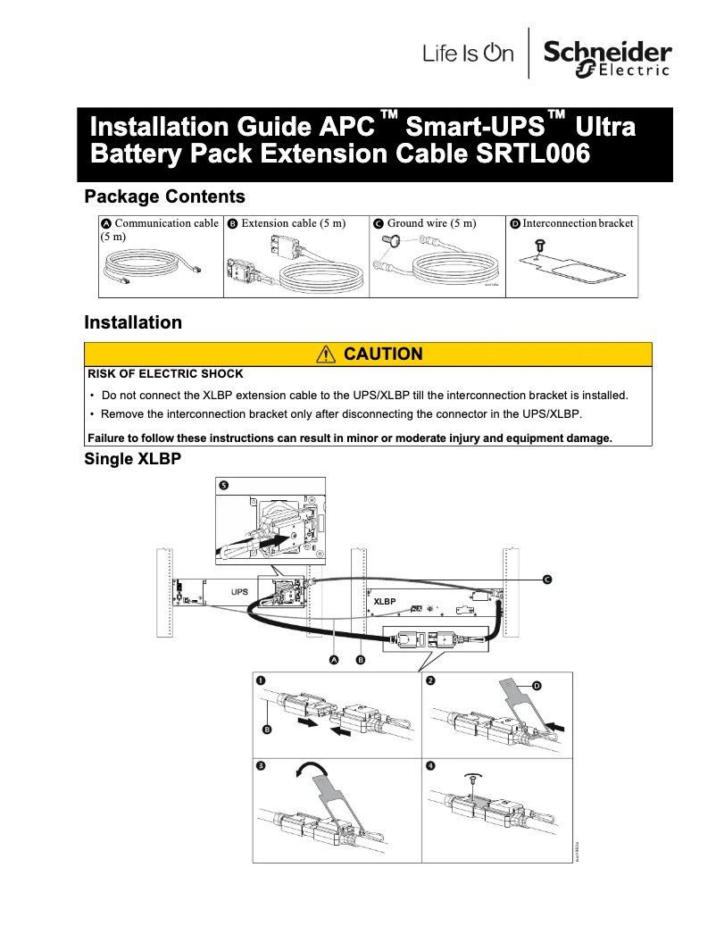 Page 1 de la notice Manuel utilisateur APC Smart-UPS SRTL006