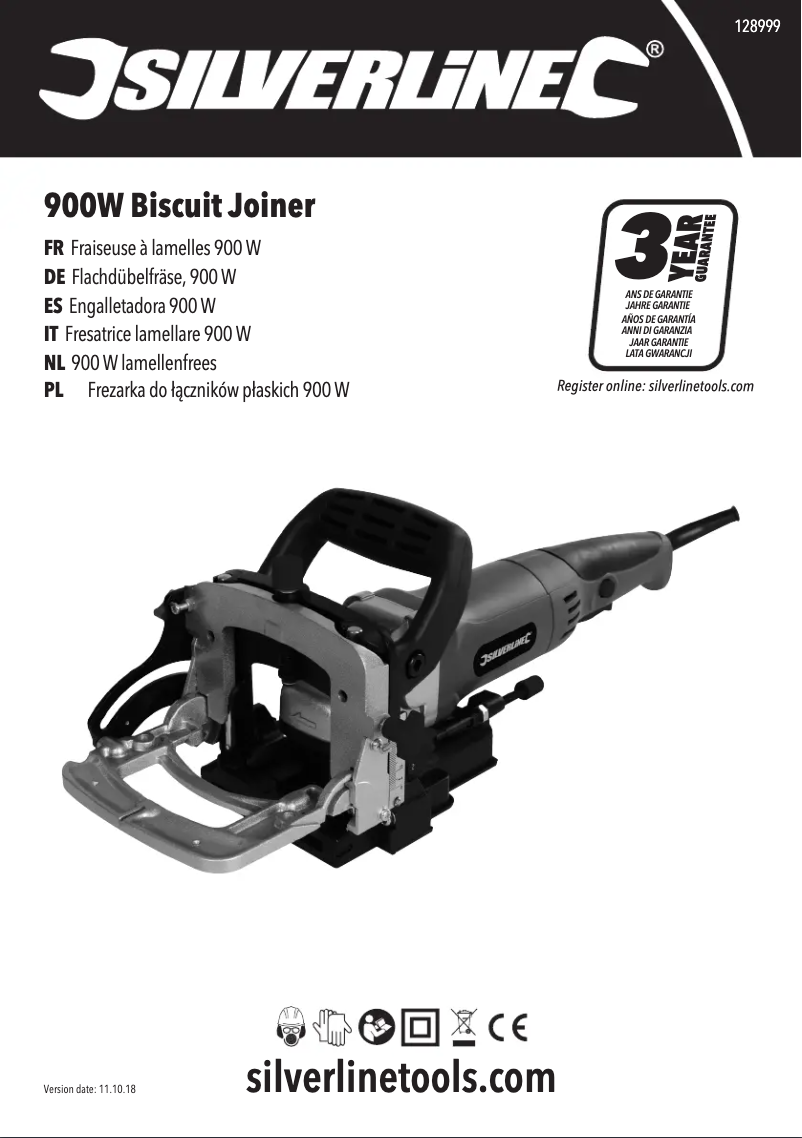 Page 1 de la notice Manuel utilisateur Silverline 128999