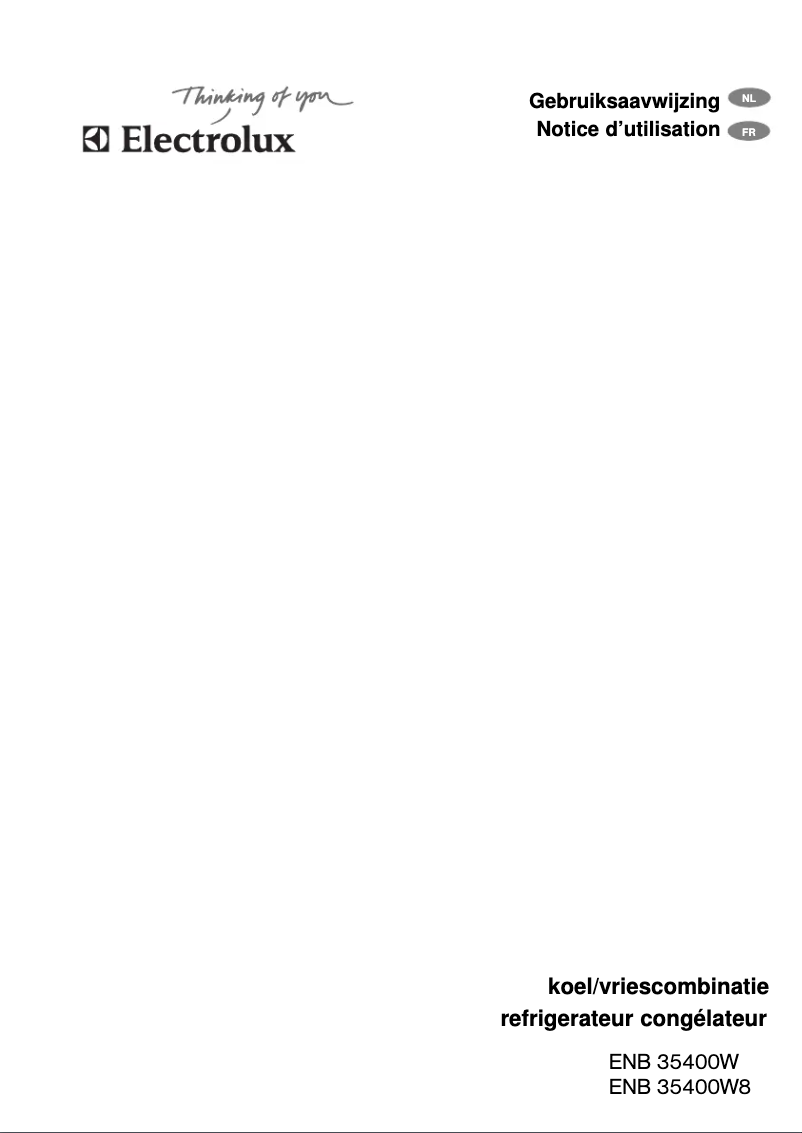 Imagen de la primera página del manual del dispositivo ENB 35400 W8