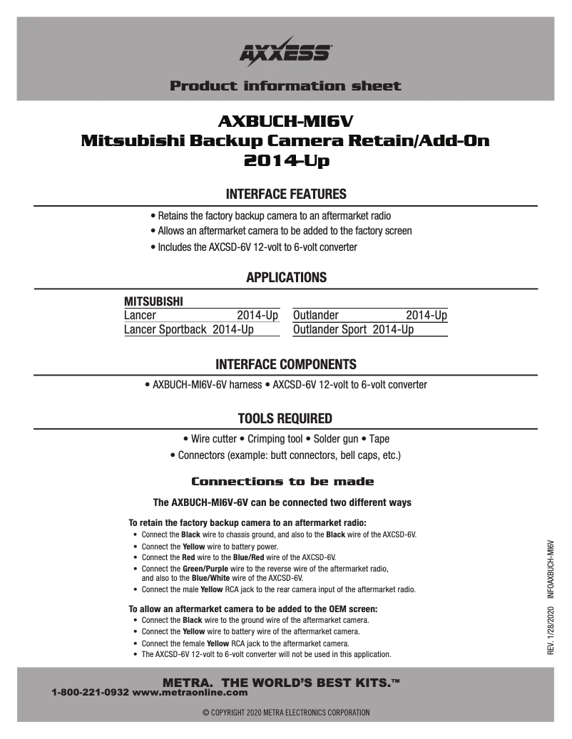 Image de la première page du manuel de l'appareil AXBUCH-MI6V