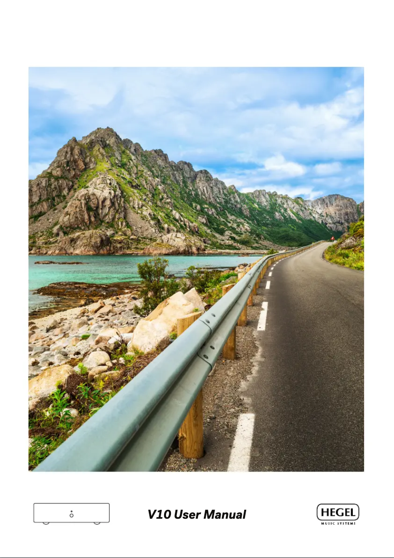 Page 1 de la notice Manuel utilisateur Hegel V10