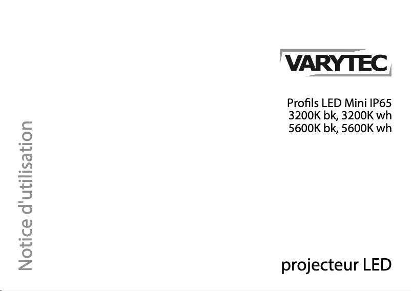 Image de la première page du manuel de l'appareil LED Profile Mini IP65
