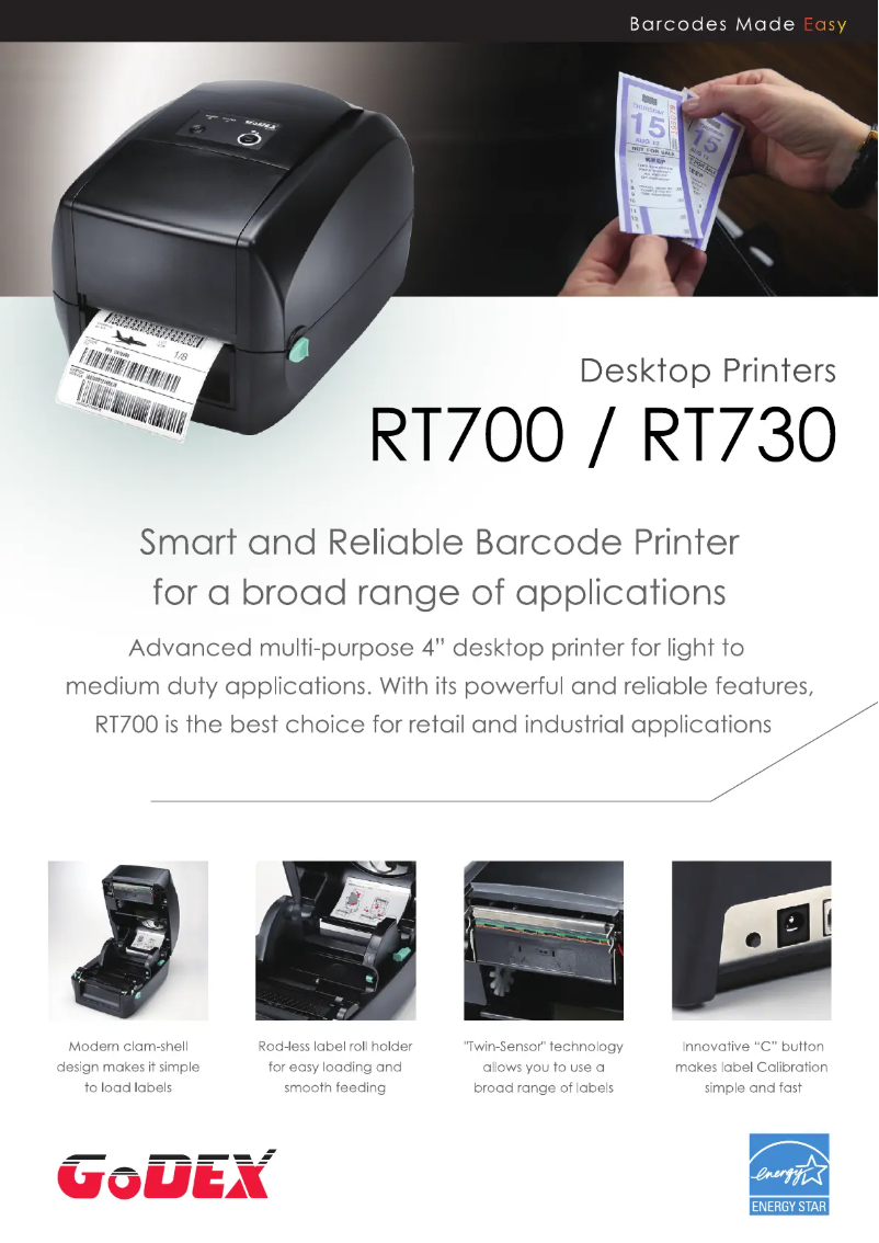 Page n°1 - Brochure Godex RT730